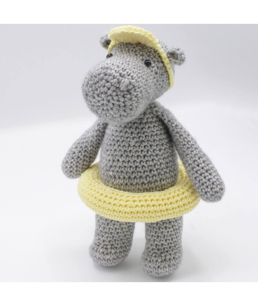 Kit Crochet Henny Hippo - Amigurumi Hardicraft