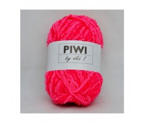 Pelote de laine velours chenille Piwi Gris et Blanc, laine discount