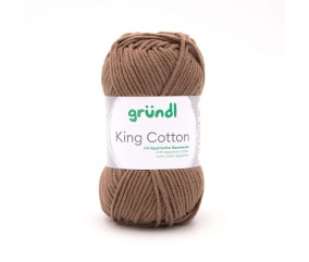 Pelote de Coton à tricoter KING COTTON - Grundl