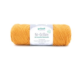 Pelote de coton Recyclé RE-COTTON macramé 100Gr - Grundl