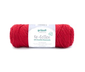 Pelote de coton Recyclé RE-COTTON macramé 100Gr - Grundl