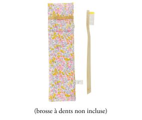 Kit couture 1 étui brosse à dents et 2 pochettes à savon en tissu Liberty ®