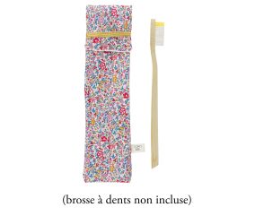 Kit couture 1 étui brosse à dents et 2 pochettes à savon en tissu Liberty ®