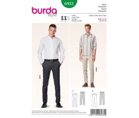 Patron Burda 6933 Pantalon du 44 au 54