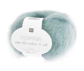 Fil à Tricoter ESSENTIALS SUPER KID MOHAIR LOVES SILK: Luxe, Douceur et Créativité - 25gr - Rico Design