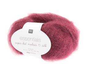 Fil à Tricoter ESSENTIALS SUPER KID MOHAIR LOVES SILK: Luxe, Douceur et Créativité - 25gr - Rico Design