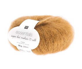 Fil à Tricoter ESSENTIALS SUPER KID MOHAIR LOVES SILK: Luxe, Douceur et Créativité - 25gr - Rico Design