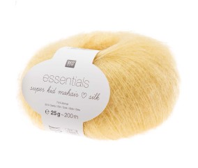 Fil à Tricoter ESSENTIALS SUPER KID MOHAIR LOVES SILK: Luxe, Douceur et Créativité - 25gr - Rico Design