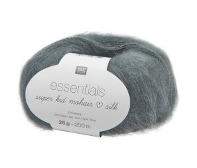 Fil à Tricoter ESSENTIALS SUPER KID MOHAIR LOVES SILK: Luxe, Douceur et Créativité - 25gr - Rico Design