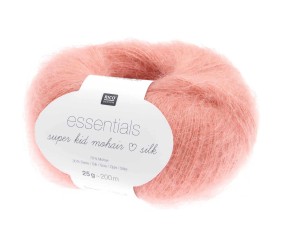 Fil à Tricoter ESSENTIALS SUPER KID MOHAIR LOVES SILK: Luxe, Douceur et Créativité - 25gr - Rico Design