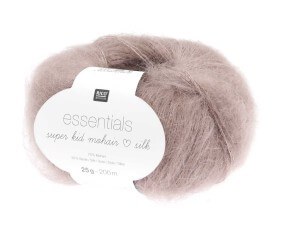 Fil à Tricoter ESSENTIALS SUPER KID MOHAIR LOVES SILK: Luxe, Douceur et Créativité - 25gr - Rico Design