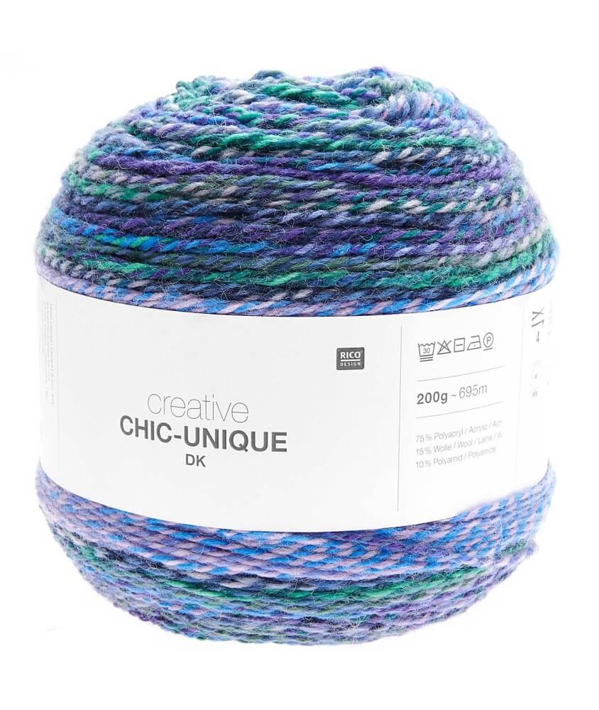 Pelote de laine à tricoter Creative Chic Unique DK - 200GR - Rico Design