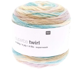 Laine à chaussette Superba Twirl 4 fils - 100GR - Rico Design