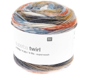 Laine à chaussette Superba Twirl 4 fils - 100GR - Rico Design