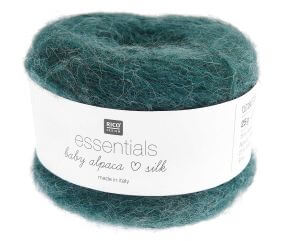 Fil exceptionnel à tricoter Essentials Baby Alpaca Loves Silk - 25GR - Rico Design