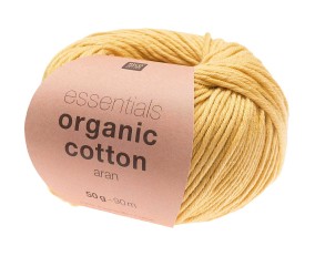 Coton à tricoter Essentials Organic Cotton aran - Rico Design