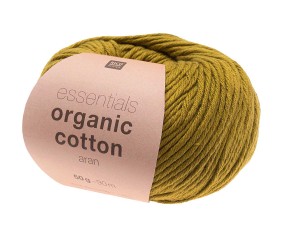 Coton à tricoter Essentials Organic Cotton aran - Rico Design