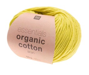 Coton à tricoter Essentials Organic Cotton aran - Rico Design