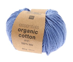 Coton à tricoter Essentials Organic Cotton aran - Rico Design