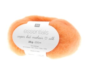 Fil à Tricoter ESSENTIALS SUPER KID MOHAIR LOVES SILK: Luxe, Douceur et Créativité - 25gr - Rico Design