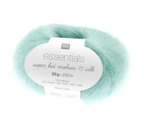 Fil à Tricoter ESSENTIALS SUPER KID MOHAIR LOVES SILK: Luxe, Douceur et Créativité - 25gr - Rico Design