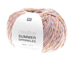 Pelote de coton Creative Summer Sprinkles - 100Gr - Rico Design