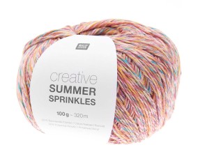 Pelote de coton Creative Summer Sprinkles - 100Gr - Rico Design