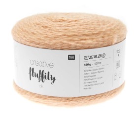 Coton à tricoter Creative FLUFFILY - 150 GR - Rico Design