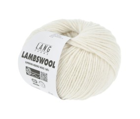 Pelote à tricoter 100% Laine Vierge LAMBSWOOL - Lang Yarns