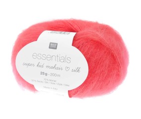 Fil à Tricoter ESSENTIALS SUPER KID MOHAIR LOVES SILK: Luxe, Douceur et Créativité - 25gr - Rico Design