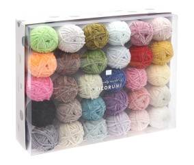 Lot de 3 pelotes de laine épaisse avec crochets et aiguilles à tricoter -  100 g - Laine chenille douce pour bébé - Pour crochet et tricot - Marron