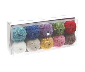 1 pelote 150 gr coton pour macramé ou tricot-crochet bleu royal épaisseur 2  mm - Un grand marché