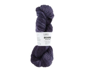 Pelote de coton et cupro à tricoter SIEMPRE - Lang Yarns