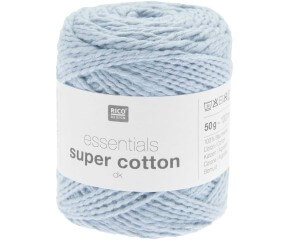 Pelote de Coton à tricoter ou crocheter Essentials Super Cotton DK - Rico Design