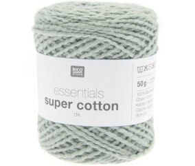 Pelote de Coton à tricoter ou crocheter Essentials Super Cotton DK - Rico Design