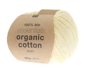 Coton à tricoter Essentials Organic Cotton aran - Rico Design