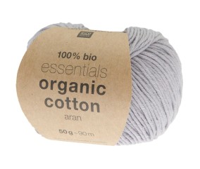 Coton à tricoter Essentials Organic Cotton aran - Rico Design