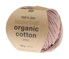 Coton à tricoter Essentials Organic Cotton aran - Rico Design