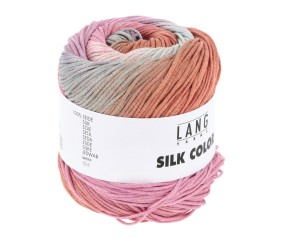 Pelote exceptionnelle de soie SILK COLOR - 100 GR - Lang Yarns