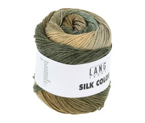 Pelote exceptionnelle de soie SILK COLOR - 100 GR - Lang Yarns