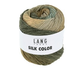 Pelote exceptionnelle de soie SILK COLOR - 100 GR - Lang Yarns