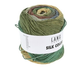 Pelote exceptionnelle de soie SILK COLOR - 100 GR - Lang Yarns