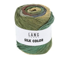 Pelote exceptionnelle de soie SILK COLOR - 100 GR - Lang Yarns