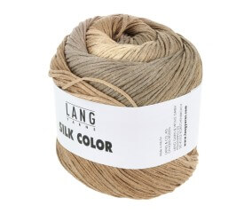 Pelote exceptionnelle de soie SILK COLOR - 100 GR - Lang Yarns