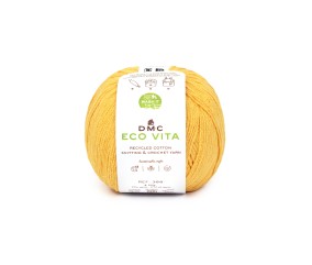 Fil de coton recyclé ECO VITA pour tricot et crochet - 100GR - DMC