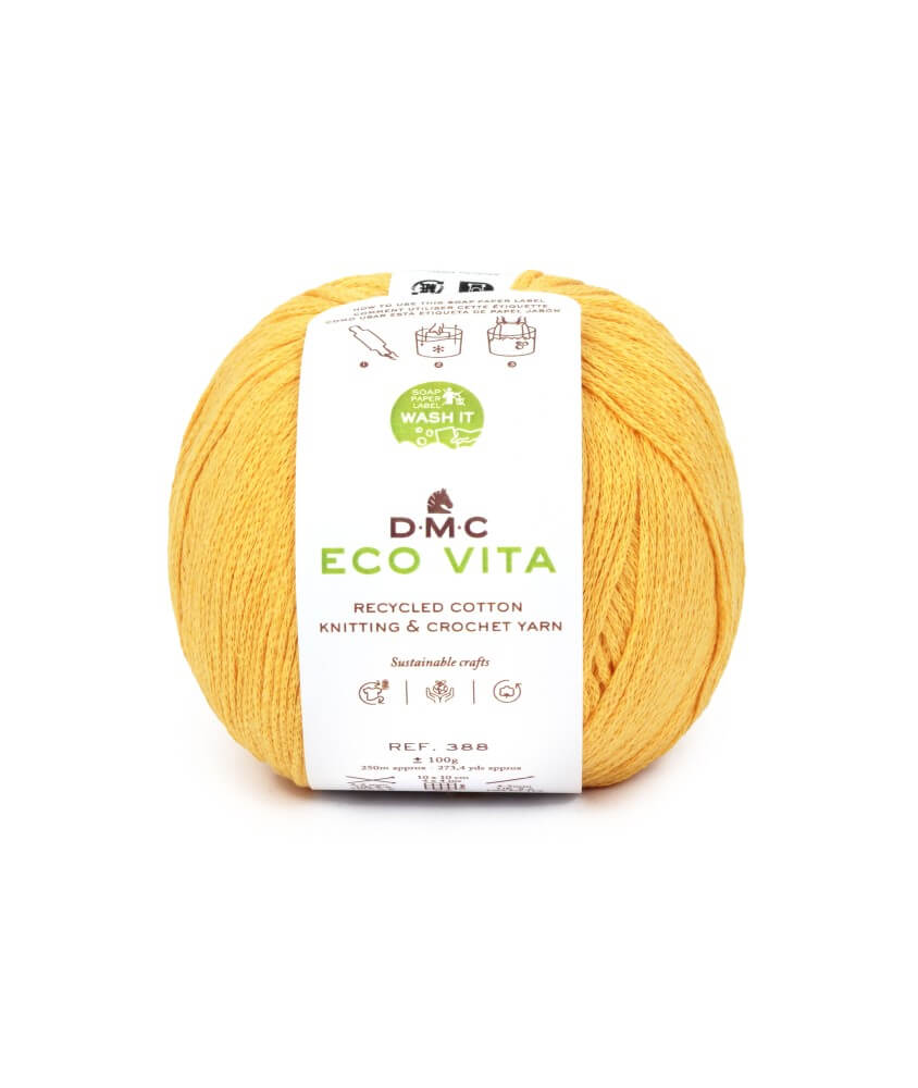 Fil de coton recyclé ECO VITA pour tricot et crochet - 100GR - DMC