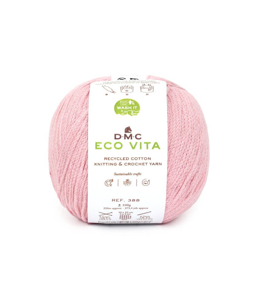 Fil de coton recyclé ECO VITA pour tricot et crochet - 100GR - DMC