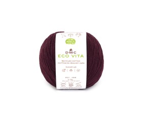 Fil de coton recyclé ECO VITA pour tricot et crochet - 100GR - DMC