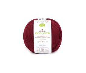 Fil de coton recyclé ECO VITA pour tricot et crochet - 100GR - DMC