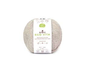 Fil de coton recyclé ECO VITA pour tricot et crochet - 100GR - DMC